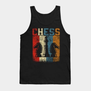 Retro Chess Player Tank Top